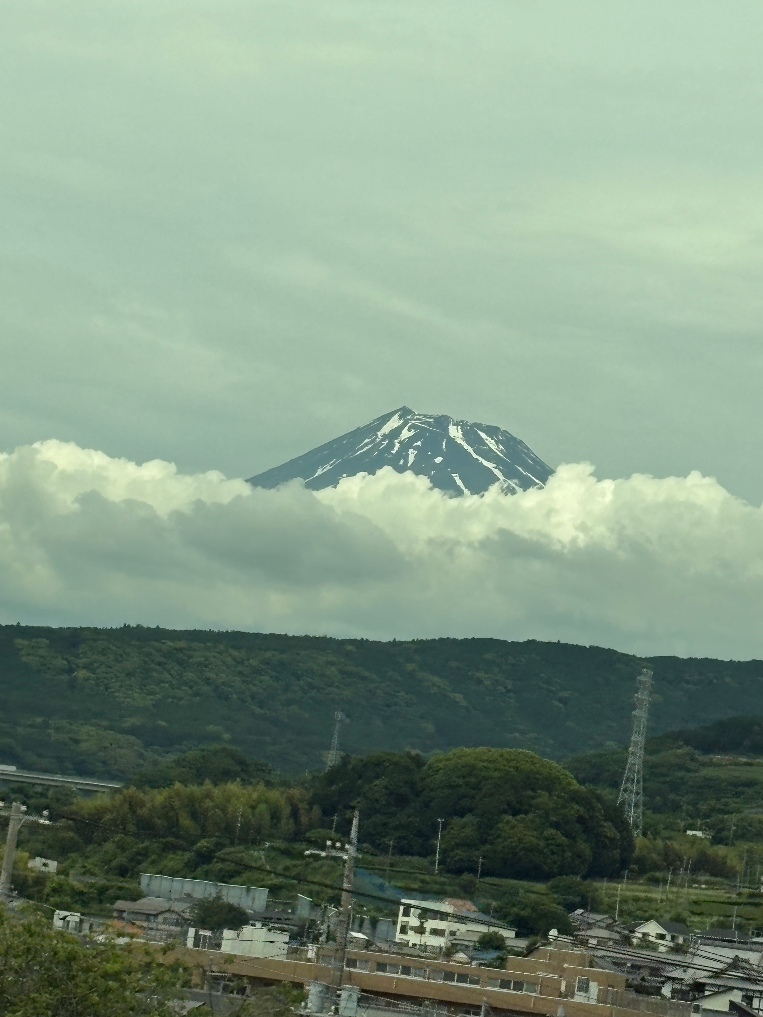 Mt Fuji in the distance